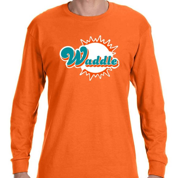 Miami Dolphins Jaylen Waddle Long Sleeve Shirt - Picture 1 of 1